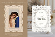 Doily Lace and Paper Vintage Frames, an Object Graphic by Make Stories Studio (Thumbnail 3 of 7)