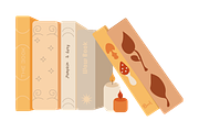 Cozy Autumn Books Vector Clipart Set, a Seasonal Illustration by uStickery (Thumbnail 7 of 8)