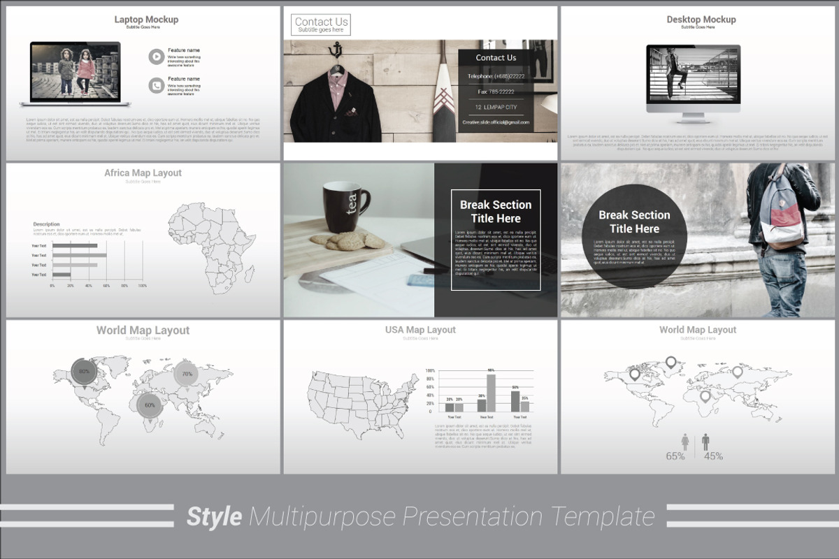 Style Multipurpose Keynote Template, a Presentation Template by Presentation Official (Photo 10 of 11)