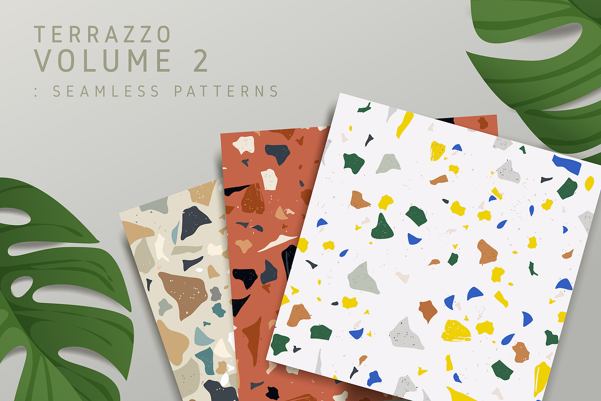 Terrazzo Patterns Volume2, a Pattern Graphic by Daraon (Photo 1 of 5)