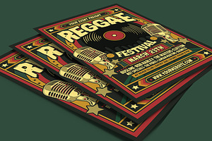 Reggae Music Flyer