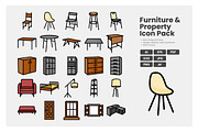 Furniture And Property Icon Pack, a Duotone Icon by erifqizeicon (Thumbnail 1 of 3)
