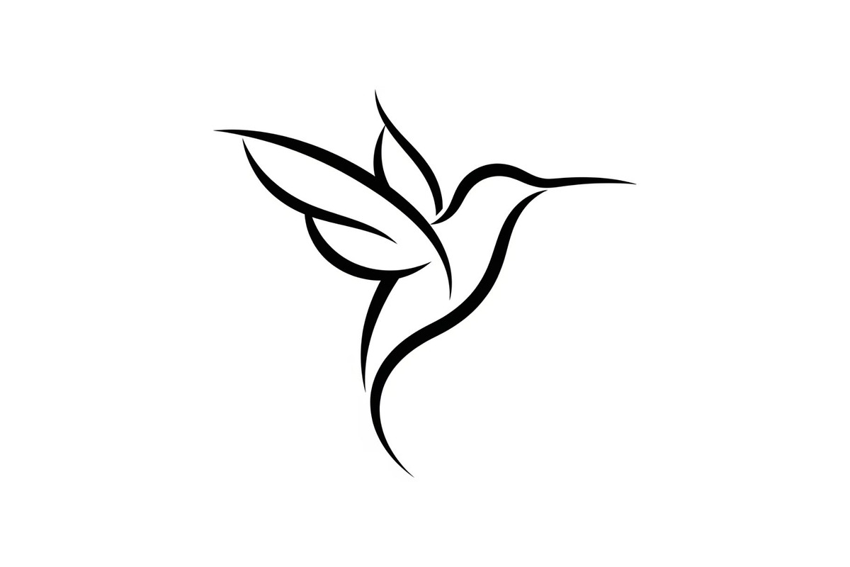 Hummingbird Line Art SVG Bundle, an Illustration by yasushie (Photo 2 of 31)