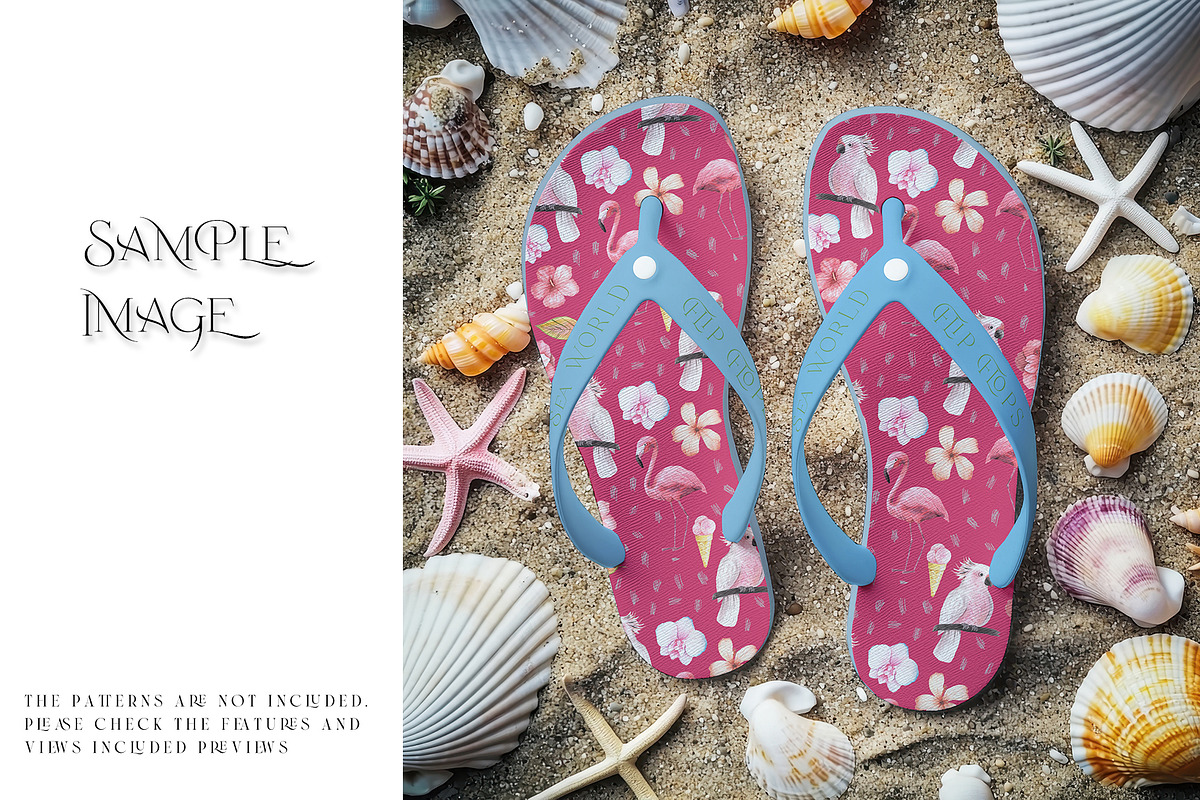 Flip Flops PNG & PSD Mockups, a Product Mockup by mock-ups (Photo 10 of 14)