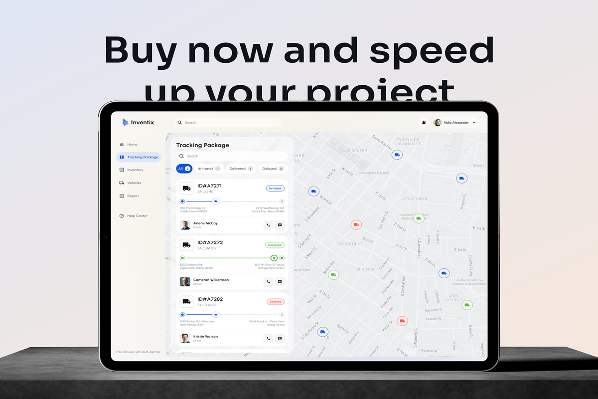 SAAS Warehouse Management Dashboard preview 8