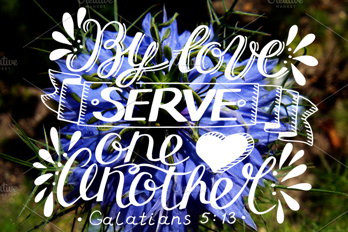 6 GREAT BIBLE VERSES part 3, an Illustration by Ola-la-la (Photo 8 of 10)