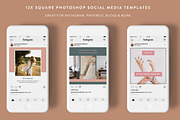 Fashion Blogger Instagram Templates, a Social Media Template by Grandview Collective (Thumbnail 3 of 4)