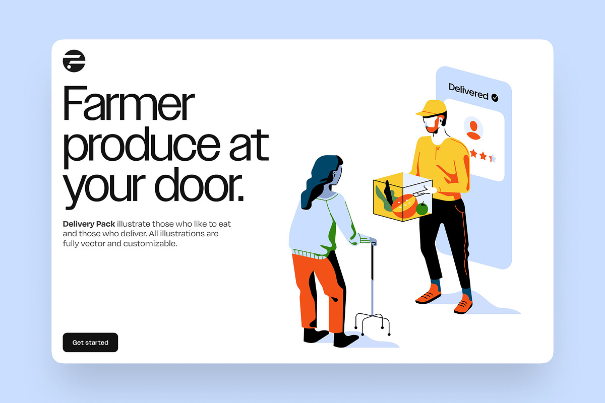 Isometric delivery illustrations, an iPhone Mockup by Formfrom (Photo 2 of 11)