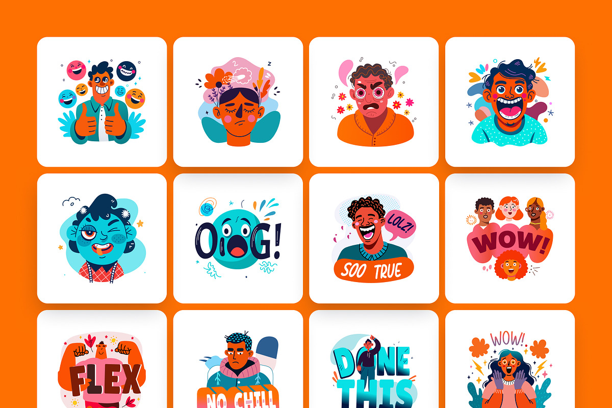 Gen Z Reaction Stickers, an Emoji Icon by Creative Stall (Photo 8 of 9)