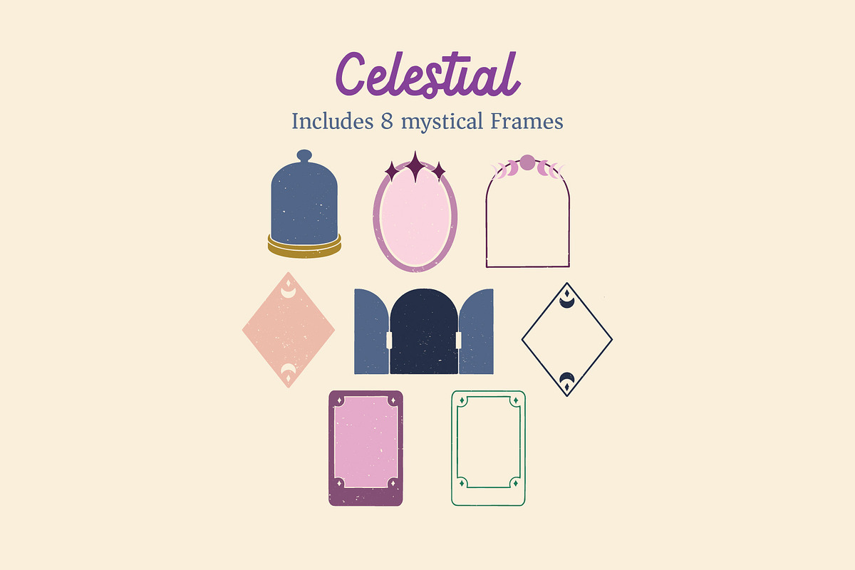 Celestial Magic Hand Drawn Clipart, a Decorative Illustration by Ginny and Sam (Photo 2 of 10)