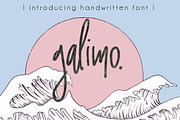 Galimo Font Duo, a Script Font by Creamy Script (Thumbnail 1 of 7)