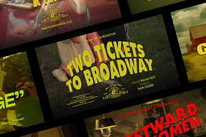 Vintage Movie Titles V.2, a Design Template by Pixflow