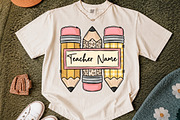 Custom Teacher Name PNG, Pencil, an Object Illustration by Libby Wishes (Thumbnail 2 of 5)