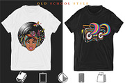 Funk old school tattoo, a Background Graphic by intueri (Thumbnail 6 of 7)