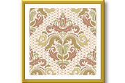 Damask Seamless Vector Pattern, a Decorative Illustration by FineArtStudio (Thumbnail 3 of 3)