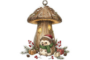 Cozy Winter Animals Clipart Bundle, an Animal Illustration by T-shirt Pond (Thumbnail 25 of 26)