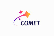 Abstract Shooting Star or Comet Logo, a Branding & Logo Template by Signatoro (Thumbnail 1 of 3)
