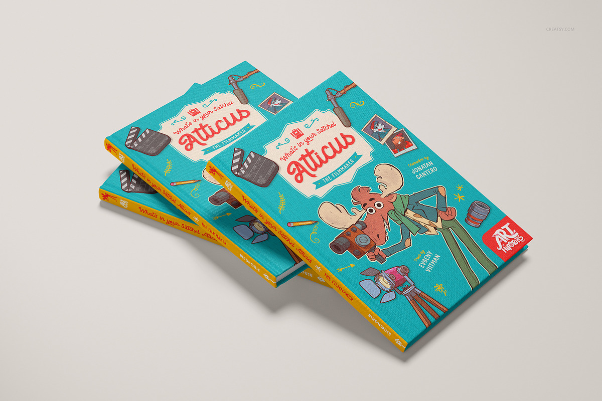 Buckram Hardcover Book Mockup, a Books & Magazine Mockup by creatsy5 (Photo 18 of 23)