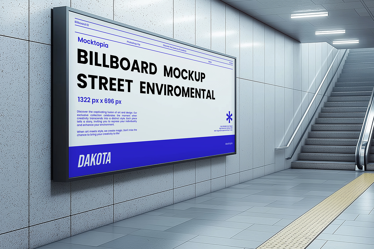 Street Environmental Poster Mockups, an Advertising Mockup by Mocktopia (Photo 3 of 10)