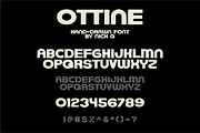 Ottine Hand Drawn Font, a Font by nickqtx (Thumbnail 2 of 4)