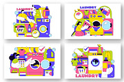 10 Laundry Room Vector Illustration, an Object Illustration by denayunebgt (Thumbnail 2 of 4)