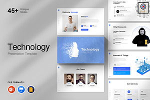 Technology Presentation Template, a Presentation Template by GenerousArt