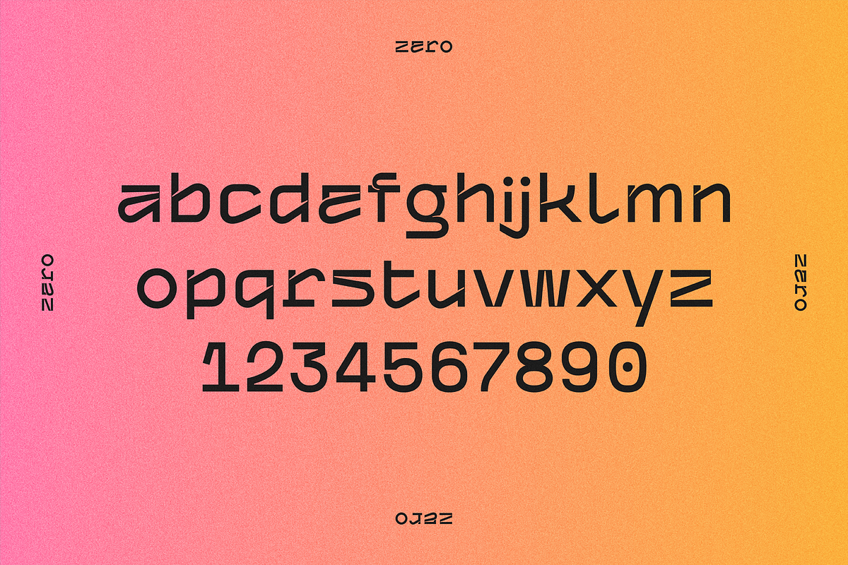 MWM Zero, a Sans Serif Font by mikewillsmakes (Photo 3 of 5)