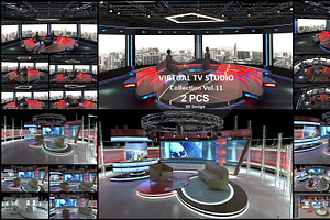 TV Studio Collection 11 - 2 PCS