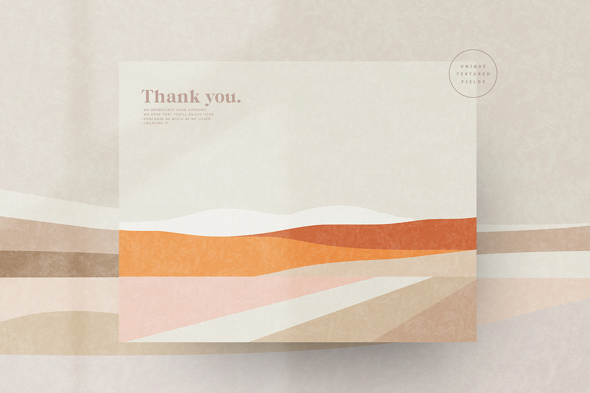 Modern Abstract Landscapes, a Texture Illustration by Basia Stryjecka (Photo 3 of 22)