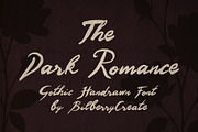 Dark Romance Gothic Font, a Handwritten Font by BilberryCreates (Thumbnail 1 of 9)