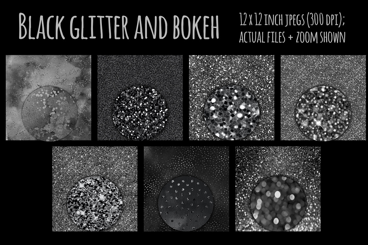 Black Textures, a Texture Graphic by Paper Farms (Photo 4 of 8)