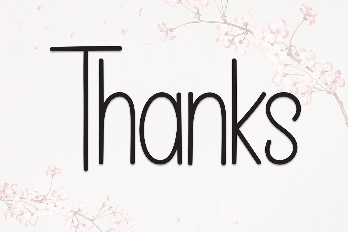 Cherry Blossom | Script Font, a Script Font by Scratchones (Photo 8 of 8)