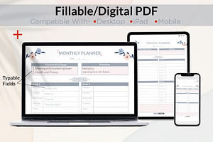 Planner Bundle - Word & Digital PDF