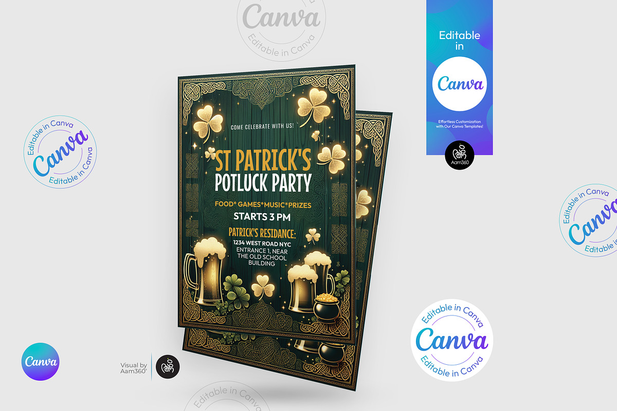 Saint Patrick's Day Flyer, a Flyer Template by Aam360 (Photo 2 of 3)