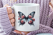 Halloween Butterfly Sublimation PNG, an Illustration by Craft Nest (Thumbnail 7 of 9)