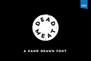 DEAD MEAT - T-shirt Design Font, a Sans Serif Font by Colt Type Co (Thumbnail 5 of 7)
