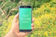 Samsung Edge Mockup, a Device Mockup by DeepDesign (Thumbnail 2 of 3)