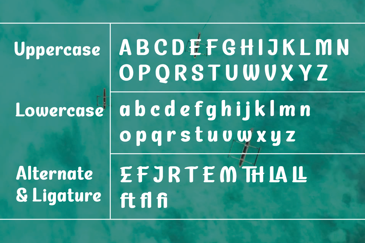Wadingr | Summer San Serif Display, a Sans Serif Font by twinstd (Photo 9 of 10)