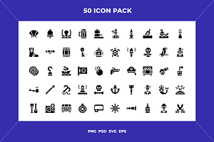 Pirates icons, an Outline Icon by Wencory