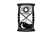 Celestial Sun Moon Hourglass Bundle, an Illustration by Gaye Art (Thumbnail 26 of 31)