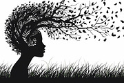 Tree Woman Laser Cut Bundle, a Graphic by BIPLOB EXPERT (Thumbnail 4 of 11)