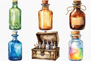 Halloween Wine Tasting Clipart, an Illustration by Canvas Craft (Thumbnail 2 of 9)