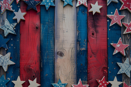 A vibrant wooden backdrop showcases, a Photo by Tanuart
