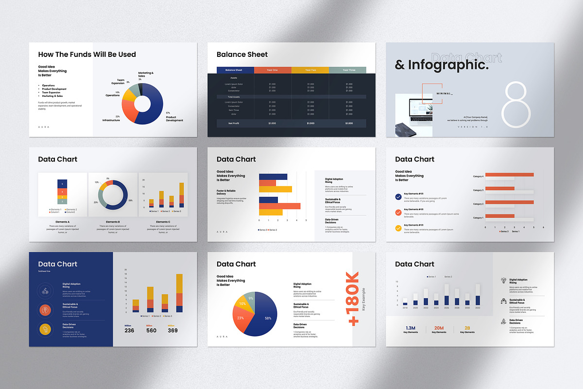 AURA | Pitch Deck Presentation, a Presentation Template by GoldenPixelStudio (Photo 23 of 28)