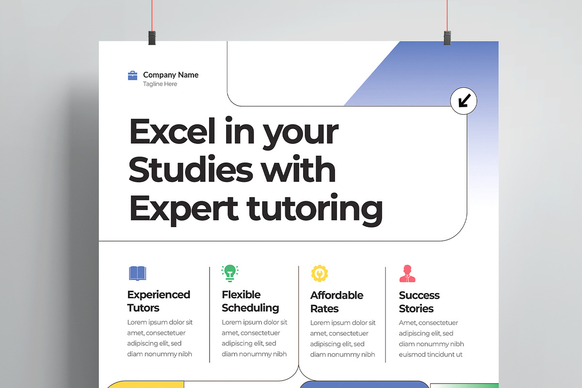Professional Expert Futoring, a Flyer Template by MightyDesign (Photo 2 of 8)