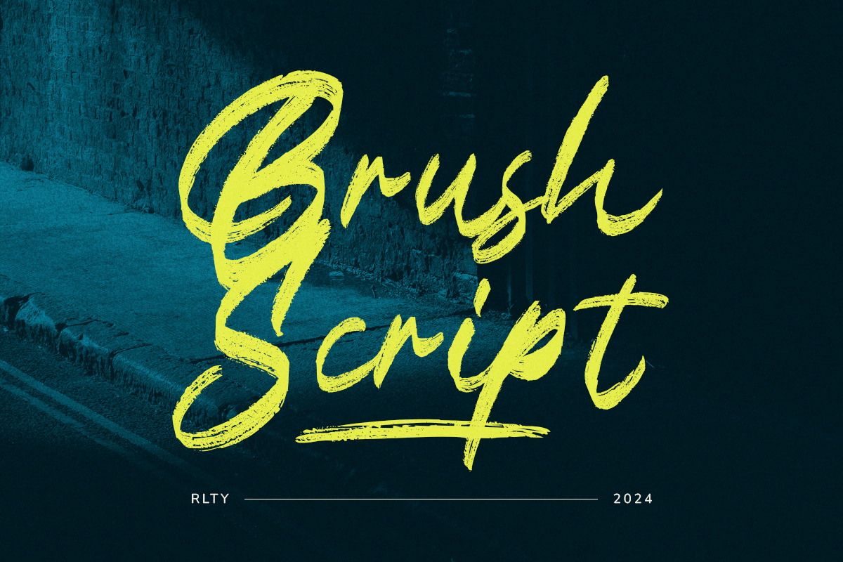 Black Paladins Brush Script, a Script Font by Rillatype (Photo 5 of 7)