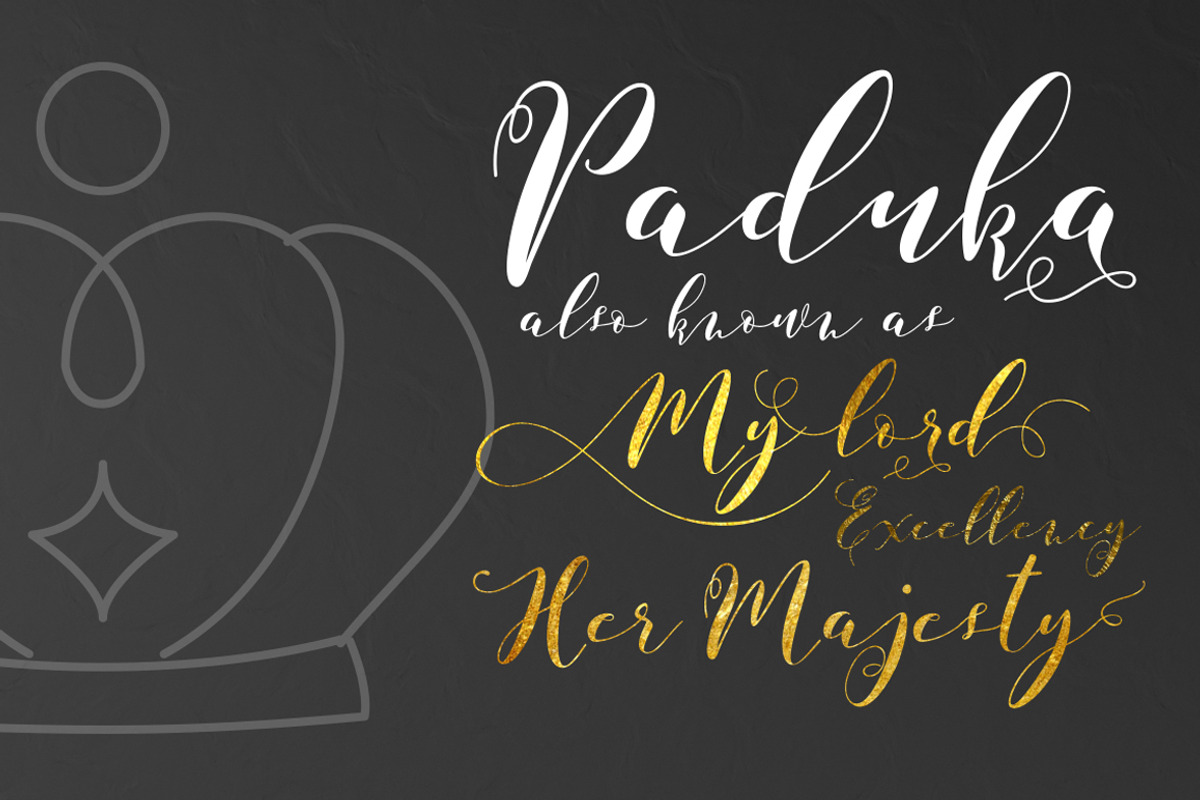 Paduka Script, a Script Font by Siwox Studios (Photo 3 of 6)
