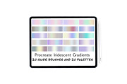 Procreate iridescent gradients kit, a Palette Add-On by Illustration Tribe (Thumbnail 1 of 2)