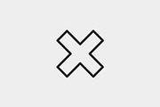 Cancel, an Outline Icon by Jordy (Thumbnail 1 of 2)
