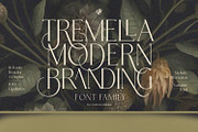 Tremella - Modern Branding Font, a Serif Font by creativemedialab (Thumbnail 1 of 10)